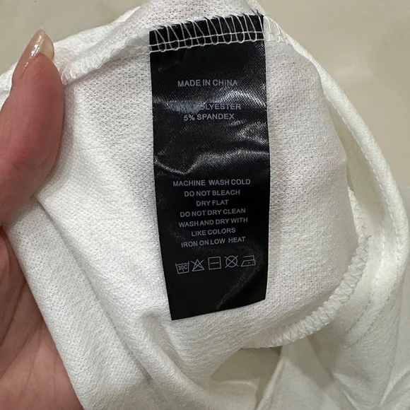 White Ruffled Tennis Skort - Picture 4 of 4